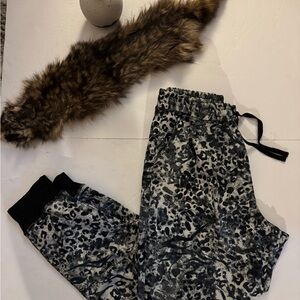 LuLaRoe Black and Gray Jumpsuit